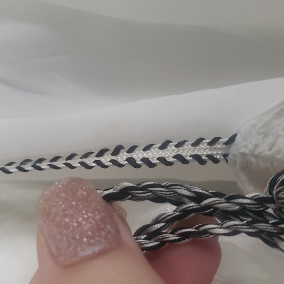 Gauzy, chiffon, off the shoulders blouse. - Picture 7 of 7